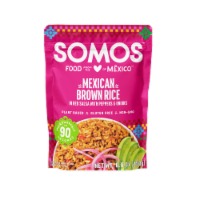 Mexican Brown Rice in Red Salsa with Peppers & Onions
