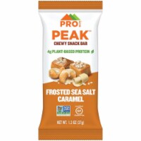 Probar 351052 1.3 oz Peak Frosted Salt Caramel Chewy Snack Bar