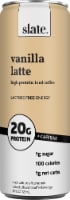 Slate Vanilla Latte High Protein Iced Coffee 11oz Perspective: Main