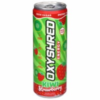 OxyShred Ultra Energy Kiwi Strawberry Energy Drink Can Perspective: Main