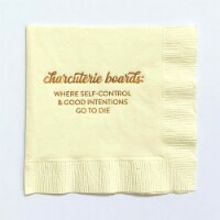 Charcuterie Boards Ivory Cocktail Napkin