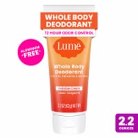 Lume Women’s Whole Body Deodorant Invisible Cream Clean Tangerine Aluminum Free Perspective: Main