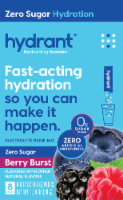 Hydrant Zero Sugar Berry Burst Electrolyte Drink Mix Packets Perspective: Main