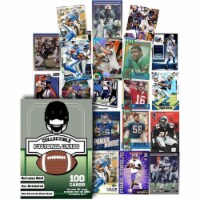 Football Trading Collector Cards 100ct Mix All-star Players Rookies TCG Set Mighty Mojo