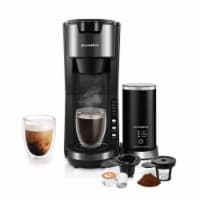 Sincreative KCM207 Single Serve Coffee Maker Cappuccino Machine w/ Milk Frother