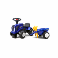 Falk New Holland Tractor with trailer, Rake & Shovel, Ride-on & Push-along FA280C