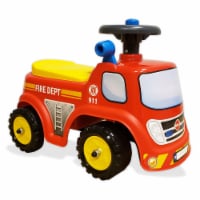 Falk Fireman Truck with opening seat and steering wheel with a horn, Ride-on FA700