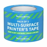 Multi-Surface Professional Blue Painters Tape, 0.94 inch x 60 yards (3-Pack)