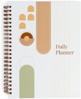 To Do List Spiral Notebook, Undated Daily Planner - 8 x 6" Task Checklist Planner