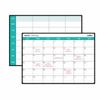 Magnetic Dry Erase Monthly and Weekly Calendar 2-Pack Bundle, Fridge White Board with Monthly