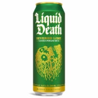 Liquid Death, Severed Lime, Lime-Flavored Sparkling Water Perspective: Main