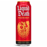 Liquid Death Convicted Melon King Sized Sparkling Water Can Perspective: Main