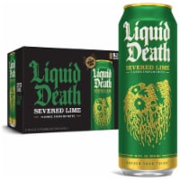 Liquid Death® Severed Lime Flavored Sparkling Water Cans