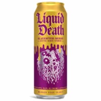 Liquid Death, Slaughter Berry Iced Tea, Raspberry Flavored Black Tea Perspective: Main