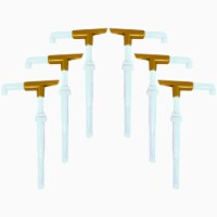 Sauce Pump Dispenser for Ghirardelli Bottles (Pack of 6), Fits 87.3 to 90.4 Ounce Bottles