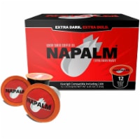 Extra Dark Roast Coffee, 100 Percent Arabica Single Serve Cups for Keurig K-Cup Brewers, 12