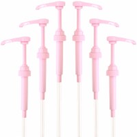 Pink Coffee Syrup Pump for 750 ml Bottles (Pack of 6)