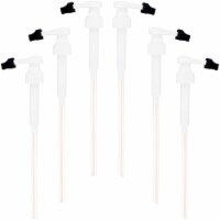 White Coffee Syrup Pump for 750 mL Monin Glass Bottles (Pack of 6)