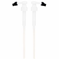 White Coffee Syrup Pump for 750 mL Monin Glass Bottles (Pack of 2)