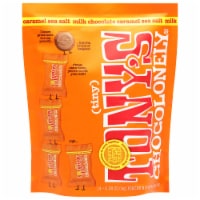 Tony's Chocolonely® Milk Chocolate Caramel Sea Salt Wrapped Chocolates Perspective: Main
