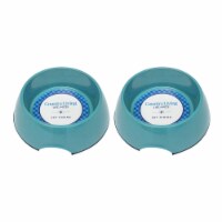 JoJo Modern Pets Eco-friendly Bamboo Dog Bowl - Teal Blue - 16oz (Medium)