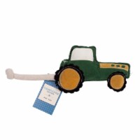 JoJo Modern Pets Vegan Leather Green Tractor Eco Friendly Dog Toy