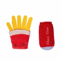 JoJo Modern Pets Cola & Fries Crinkle And Squeaky Plush Dog Toy Combo