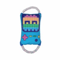 JoJo Modern Pets Large Retro Gamer Crinkle And Squeaky Plush Dog Toy