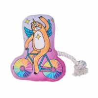 JoJo Modern Pets Slow Biker Magical Plush Toy With crinkle Paper And Squeakers Perspective: Main