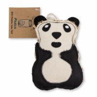 JoJo Modern Pets Eco-friendly Canvas And Jute Panda Shaped Dog Chew Toy