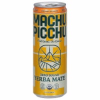Machu Picchu Zero Sugar Ocean Citrus Yerba Mate Energy Drink Perspective: Main