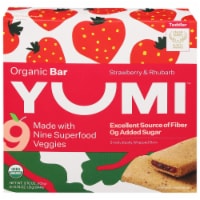 YUMI™ Strawberry Rhubarb Organic Toddler Snack Bars Perspective: Main