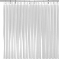 72&quot; W x 78&quot; H Clear PEVA Extra Heavy Weight Shower Liner - Liba