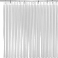 72&quot; W x 78&quot; H White PEVA Extra Heavy Weight Shower Liner - Liba