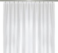 72&quot; W x 96&quot; H White PEVA Extra Heavy Weight Shower Liner - Liba
