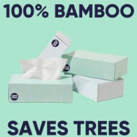 Cloud Paper 24 Boxes of Bamboo Facial Tissues