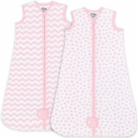 Sleep Bag for Baby, 2 Pack, Breathable Wearable Blanket Swaddle for Newborns (Pink, X-Large)