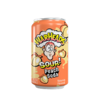 Warheads® Sour Peach Soda Can Perspective: Main