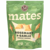 34 Degrees Mates Rosemary & Garlic Cheese Crisps Perspective: Main