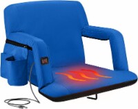 Alpcour Wide Heated Reclining Stadium Seat - Waterproof, Thick Padding