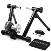 Alpcour Indoor Fluid Bike Trainer Stand - Portable, Stainless Steel, Dual-Lock