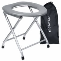 Alpcour Portable Toilet Seat - Compact, Bag Hooks, Travel Bag, Steel Frame