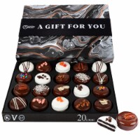 GLUTEN FREE CHOCOLATE COVERED COOKIES FOR HOLIDAY, BIRTHDAY, CORPORATE GIFT BASKET [20 Count]