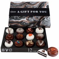 GLUTEN FREE CHOCOLATE COVERED COOKIES FOR HOLIDAY, BIRTHDAY, CORPORATE GIFT BASKET [12 COUNT]