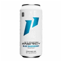 1st Phorm Blue Raspberry Energy Drink Can Perspective: Main