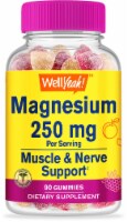 WellYeah Magnesium Citrate Gummies 250 mg Raspberry And Peach Flavor 90 Count Perspective: Main