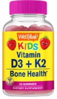 WellYeah Vitamin D3 + K2 For Kids Gummies 60 Count