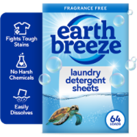 Earth Breeze® Fragrance Free Eco Sheets® Laundry Detergent Sheets Perspective: Main
