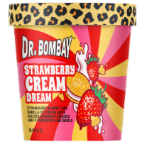 Dr. Bombay™ Strawberry Cream Dream Ice Cream Pint Perspective: Main