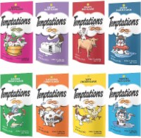 Temptation Classic Tasty Cat Treats Variety Pack 8 Flavors ( Tantalizing Turkey, Chicken, Hea